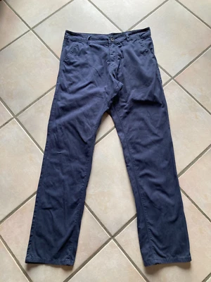 MERISH HERREN-SOMMER-HOSE LANG Gr.31/L32 DUNKELBL. 100%BW 4 TASCHEN KNOPF+REIßVE - Bild 1 von 4