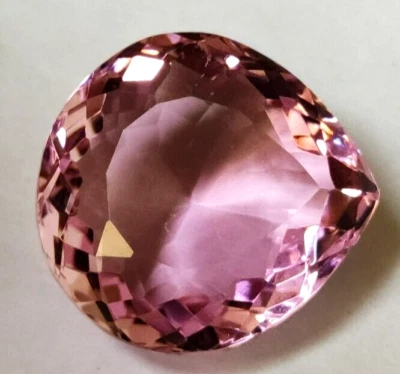 81.00 Ct. AAA+ Large Pink Kunzite Pear Cut Loose Gemstone Gift for Women/Her - Image 1 of 4