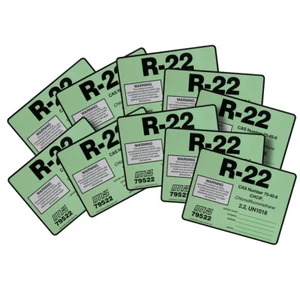 R-22 / R22 Label # 79522 , Pack of (10) - Picture 1 of 2