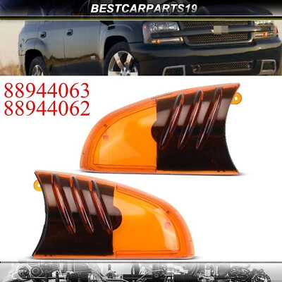 for Chevrolet Trailblazer GMC Envoy Buick Left & Right Turn Signal Light Lens 2x Foto 1 de 4