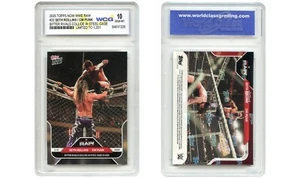 2025 WWE RAW Topps SETH ROLLINS / CM PUNK Rivals in Cage Card #32 GEM-MINT 10 - Picture 1 of 4