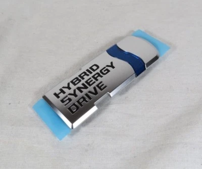 Toyota Prius Hybrid Synergy Drive emblema 2010-2015 insignia maletero trasero original OEM Foto 1 de 2