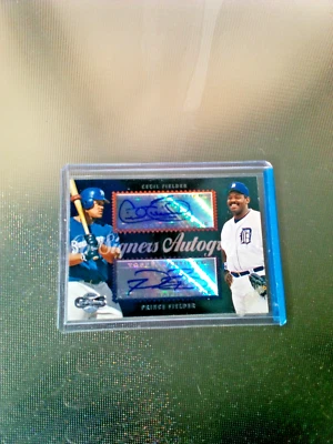 2006 Topps Cosigners Cecil Fielder and Prince Fielder # CS 60 - Image 1 of 2