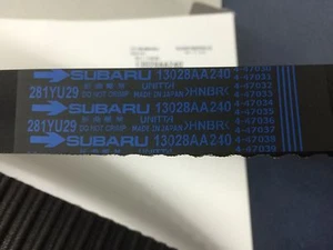 13028AA240 Genuine OEM Subaru Timing Belt Forester Impreza Outback Legacy Turbo - Picture 1 of 2