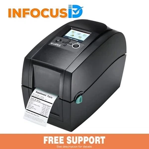 Tout Neuf GoDEX RT200i 203 dpi Direct / Thermique Transfert Label Et Code-Barre - Photo 1/2