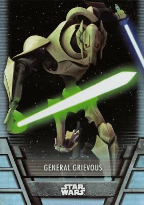GENERAL GRIEVOUS / Star Wars Holocron Series FOILBOARD PARALLEL BASE Card SEP-6 - Image 1 of 2
