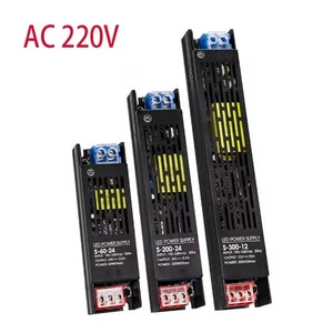 DC 12V 24V Ultra Thin LED Driver Slot Power Supply Transformer for Strip Light - Picture 1 of 17
