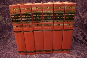 Abraham Lincoln von Carl Sandburg 6 Bände Set Sangamon Edition 1948 HC Scribners - Bild 1 von 18