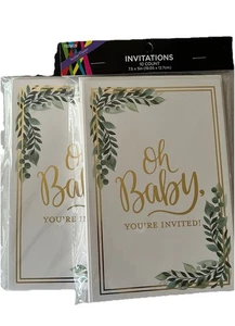 Babyparty-Einladungen 20 Stück 7,5 x 5 Zoll - Bild 1 von 2