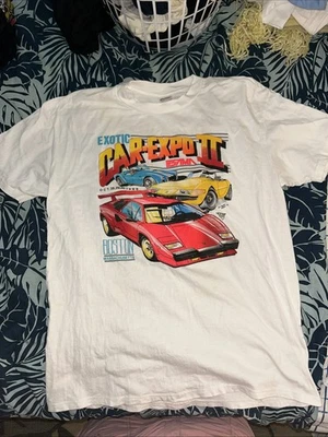 Camiseta vintage exótica car expo Boston Massachusetts 1988 Foto 1 de 4