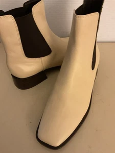 Botas Chelsea Sam Edelman para mujer con plataforma de cuero con cáscara de huevo talla 9,5 euros 40,5 - Imagen 1 de 11