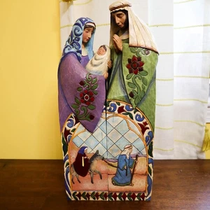 Jim Shore Heartwood Creek Blessed Night Nativity Set 18"H 4005323 Christmas Folk - Picture 1 of 9