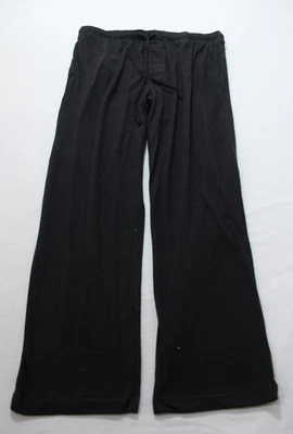 Pantalones de pijama lisos Sonoma para hombre The Essential AC2 negros de lujo grandes nuevos con etiquetas   Foto 1 de 4