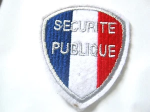 ECUSSON DE BRAS P.N / SECURITE PUBLIQUE SANS SCRATCH AU DOS BON ETAT GENERAL - Imagen 1 de 1