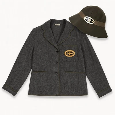 Blazer de lana con sombrero de colección Charles Birks & Co Adelaide LABORE ET HONORE para mujer M? Foto 1 de 4