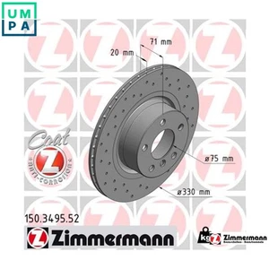 2x BRAKE DISC 150.3495.52 FOR BMW X3/SAV/F25 X4/SUV/F26 N20B16A 1.6L B47D20 2.0L - Picture 1 of 9