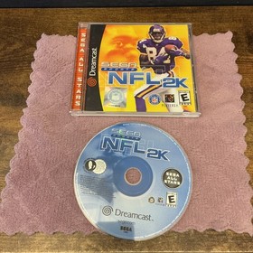Sega Sports NFL 2K (Sega Dreamcast, 1999) Complete with Manual CIB Tested