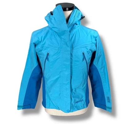Marmot Spire GORE-TEX Jacket Women’s XS Blue Performance Hooded Outdoor Full Zip - Image 1 of 4