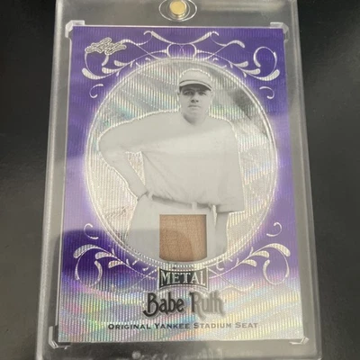 2019 Leaf Babe Ruth Collection Yankee Stadium Seat Relic /5 - Image 1 of 2
