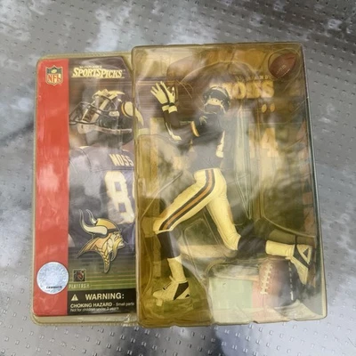 McFarlane NFL Serie 1 2001 Randy Moss Minnesota Vikings Salón de la Fama WR Foto 1 de 4