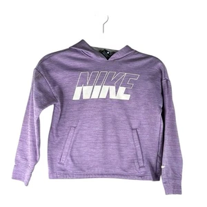 Nike Lavender Girl's Loose Fit Long Sleeve Thumbholes Hoodie Sweatshirt Size S - Picture 1 of 6