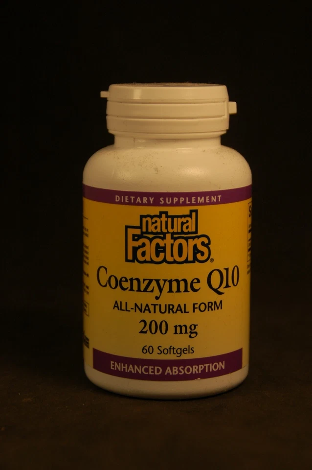 Natural Factors Coenzima Q10 200 mg 60 cápsulas blandas Foto 1 de 1