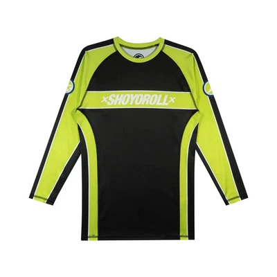 Shoyoroll Federation V4 Rash Guard LS/SS & Training Fitted Shorts Bjj No-Gi Gear - Image 1 of 4