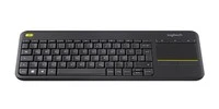 920-007127 Logitech K400 Plus Kabellos RF Wireless QWERTZ Schwarz ~D~ - Bild 1 von 1