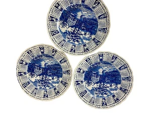 3 Set God Bless Our House Throughout 1971 Zodiac Alfred Meakin Collector plate - Picture 1 of 4