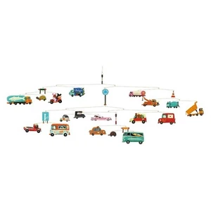 Djeco Verkehrsautos LKW AUTOMOBIL Modern Hängen Baby Kinderzimmer Mobiles Dekor - Bild 1 von 1