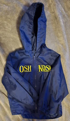 Osh Kosh B'Gosh - Cortavientos - Azul Marino - Cremallera Completa - Logotipo en el Pecho - Talla 5 - Chaqueta Foto 1 de 4