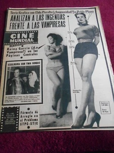CINE giornale ELDA PERALTA sexy YMA SUMAC in MESSICO HANNELORE BOLLMANN marilyn - Foto 1 di 9