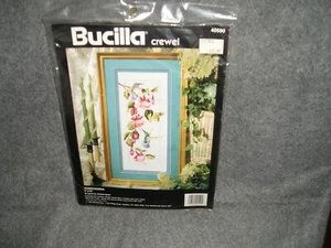 Bucilla Crewel Kit 40590 Baatz Hummingbirds NEW Sealed Vintage 1991 Stitchery - Picture 1 of 1