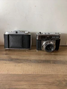 2 Vintage Kameras Made in Germany mit Ledertasche - Bild 1 von 12