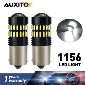 BA15S 1156 P21W 1141 Reverse Back Up Light LED Bulb 6000K Xenon white 2400LM - Picture 1 of 11