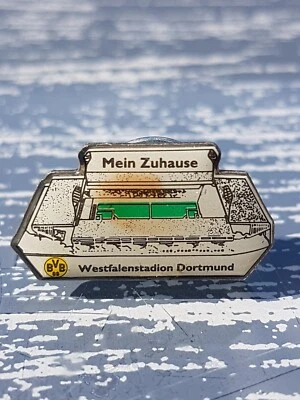 Pin Westfalen Stadion Dortmund Borussia BVB  Mein  Zuhause Fußball  2.5x1.5 cm - Bild 1 von 3