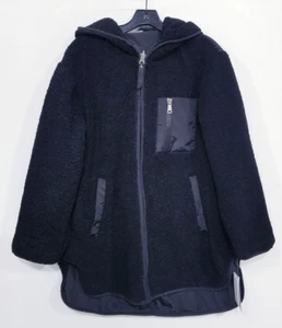 SANCTUARY Women's Hooded Reversible Quilted Parka In Black sz L - Picture 1 of 8