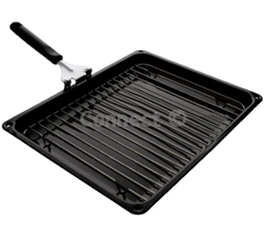 Grill Pan Tray Includes Handle & Grid : 365x290mm - Picture 1 of 3