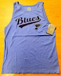 Official NHL St Louis Blues Mens M Logo Tank Top Blue FAST SHIP! D28 - Picture 1 of 1