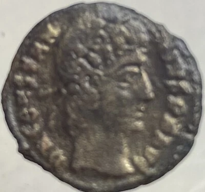 Ancient Roman Coin 347-348 AD Emperor Constantius II Wreath Votive Genuine - Image 1 of 4