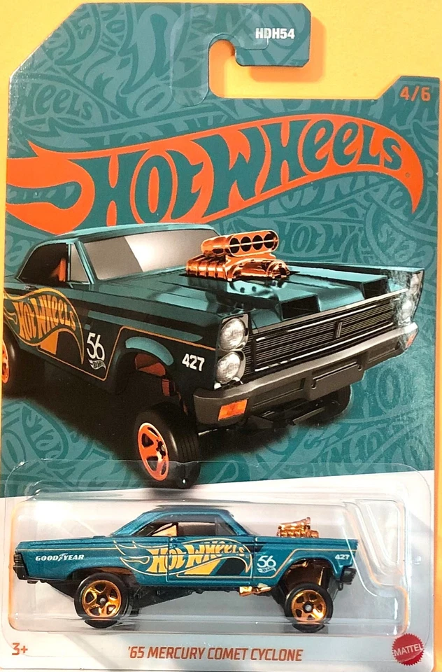 Hot Wheels 2024 Perla y Cromo Turquesa 4/6 65 Mercury Comet Cyclone HVW98 Foto 1 de 1