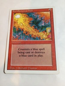MTG Red Elemental Blast Revised Edition Regular Common - Picture 1 of 2