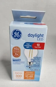 GE Decorative Ceiling Fan base LED 4WATT 40w Replacement Daylight Bulb Dimmable - Picture 1 of 3