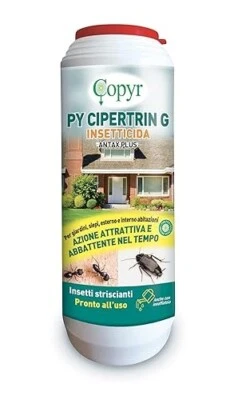 Copyr | PY CIPERTRIN G - 1 KG insetticida microgranulare per insetti striscianti
