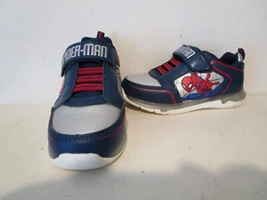 Marvel Toddler Boys Spider-Man Low Top Hook & Loop Fashion Sneakers Size 11 - Picture 1 of 5
