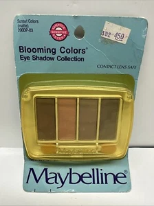 Maybelline Blooming Colors Eye Shadow Pallet Purple Pink Sunset Colors Vintage - Picture 1 of 3