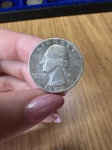 MONETA STATI UNITI 1/4 DOLLARO FRANKLIN 1942 QUARTER DOLLAR LL - Imagen 1 de 2