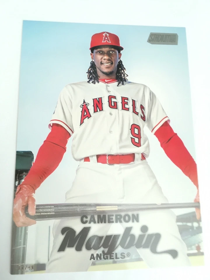 2017 Topps Stadium Club Jumbo 5x7 Cameron Maybin Angels 184 #’d 04/49 - Image 1 of 1
