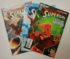 New 52 Supergirl Comic Lot Issues 1-3 Kara Kent Superman Michael Green DC 2011