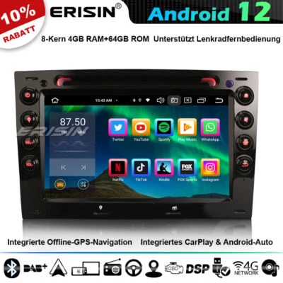 8-Kern Android 13 GPS Navi Autoradio Renault Megane 2 DAB+ 4G WiFi BT CD CarPlay - Bild 1 von 4